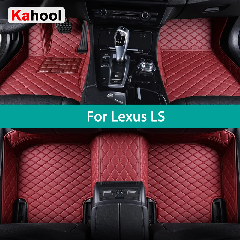 Klahool vlastné podlahové rohože pre autá pre Lexus LS LS350 LS400 LS430 LS460 LS500 LS500H LS600H Automatické koberce Foot Coche Accessorie
