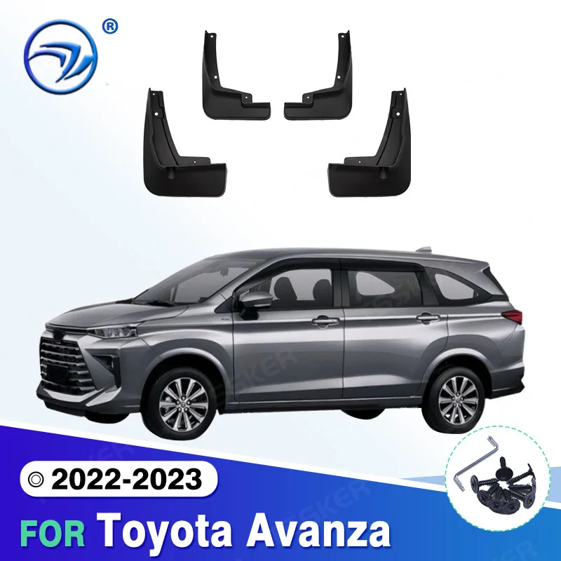 Klapky na bahno pre Toyota Avanza 2022-2023 Mudguard bahenné klapky strážne klapky fender fender car príslušenstvo
