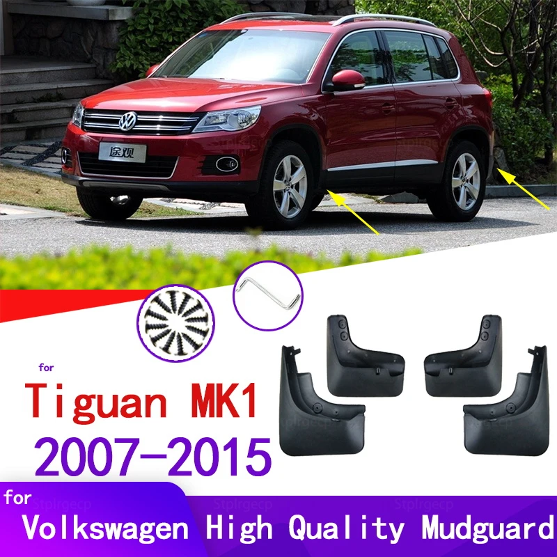 Klapky na bahno pre Volkswagen VW Tiguan MK1 AD1 5N 2007-2015
