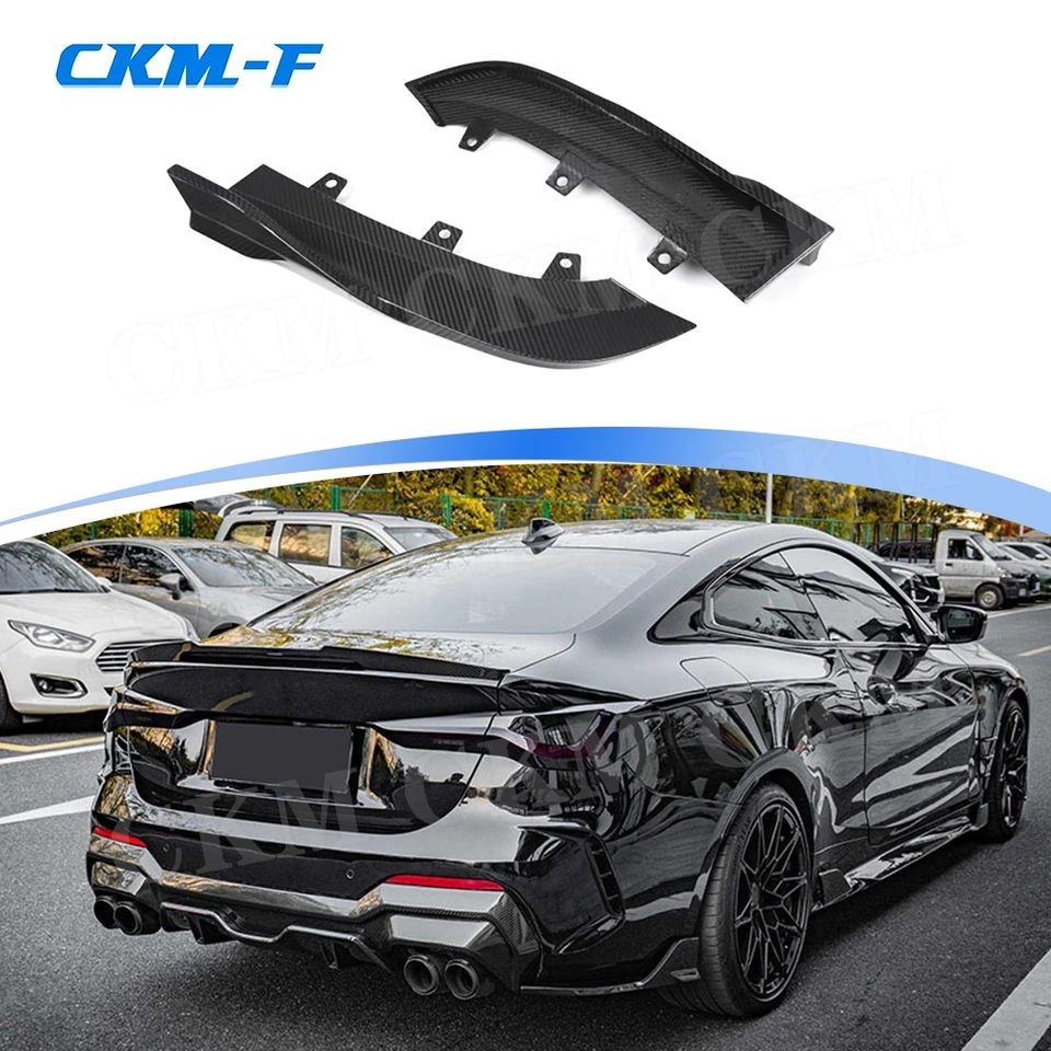 Klapky na zadné nárazníky z uhlíkových vlákien pre klapky na autá pre BMW 4 Series G22 G23 Coupe 2021+ BodyKits