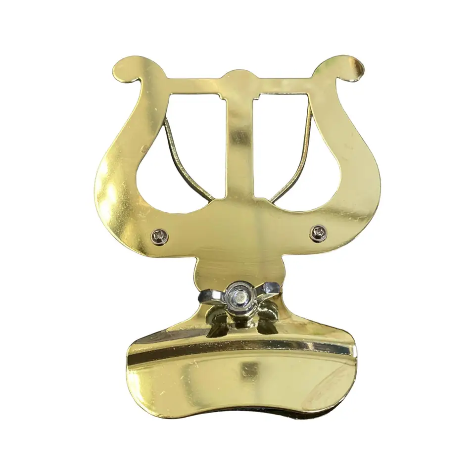 Klarinet Lyre odolný kovový trombónový hudobný klip pochodujúci lyra pre trombón pre cvičebné príručky pre cestovný ruch