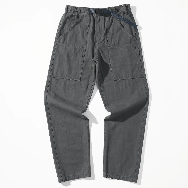 Klasické hrubé nohavice pre mužov hrubé OG107 American Vintage 100% Pure Cotton Priame nohavice