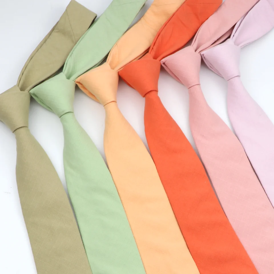 Klasické kravaty na krk na krk pre mužov pre mužov Príležitostné obleky kravaty Greatas Pink Peach Green Mens Kravaty pre obchodné svadobné muži Kravaty