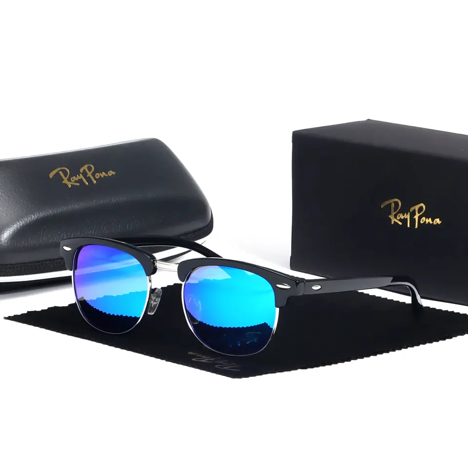 Klasické polarizované polarizované slnečné okuliare Pánske ženy Square Sun Gula Men Oculos de Metal Rám Slnečné okuliare Sunshade zákaz