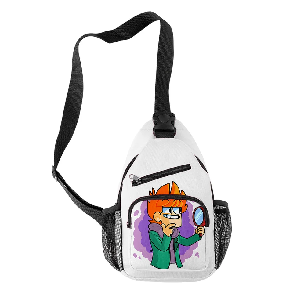 Klasické populárne cool eddsworld crossbody hrudné tašky Oxford Waterproof Boys/Dievča