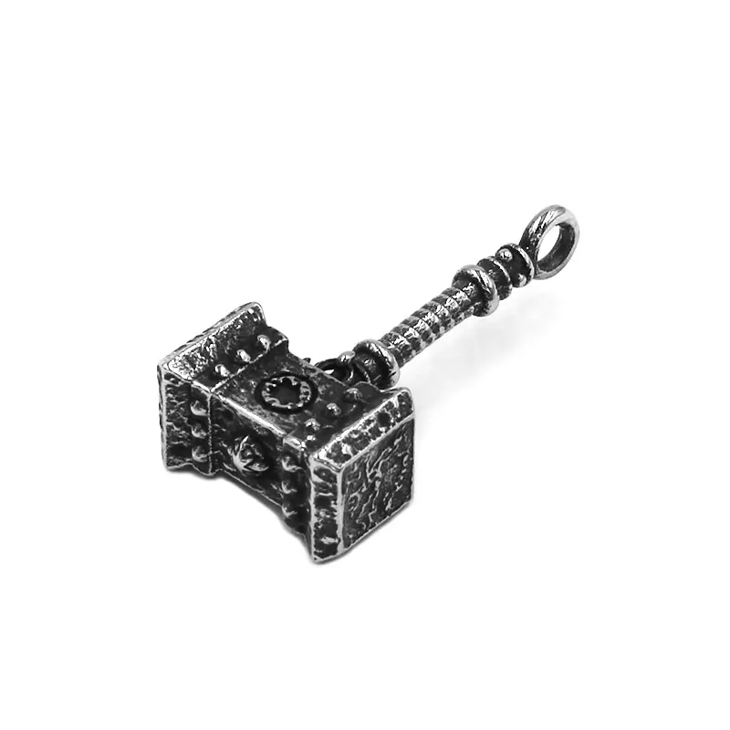 Klasický kladivo Thor Hammer Pendant z nehrdzavejúcej ocele Norse Norse Viking Axe Pánske klenoty SWP0522A