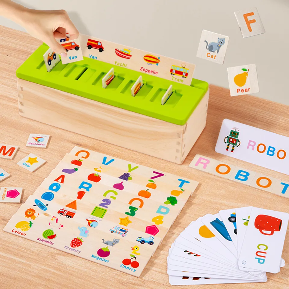Klasifikácia matematických znalostí Kognitívne porovnávanie Kids Montessori Ranné vzdelávacie učenia sa hračiek drevené boxy darčeky pre deti