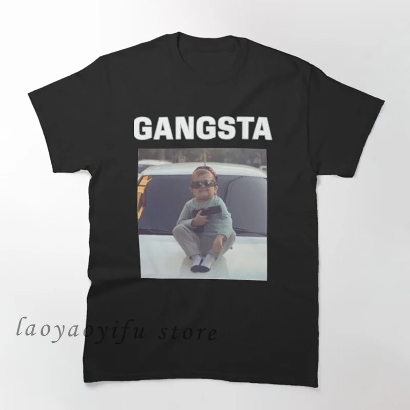Klasika Hasbulla Fighting Meme Tshirt Tshirt Mini Khabib Blogger Top Funny Graphic Tirts Unisex Polyester Tee Kawaii Clothing Custom