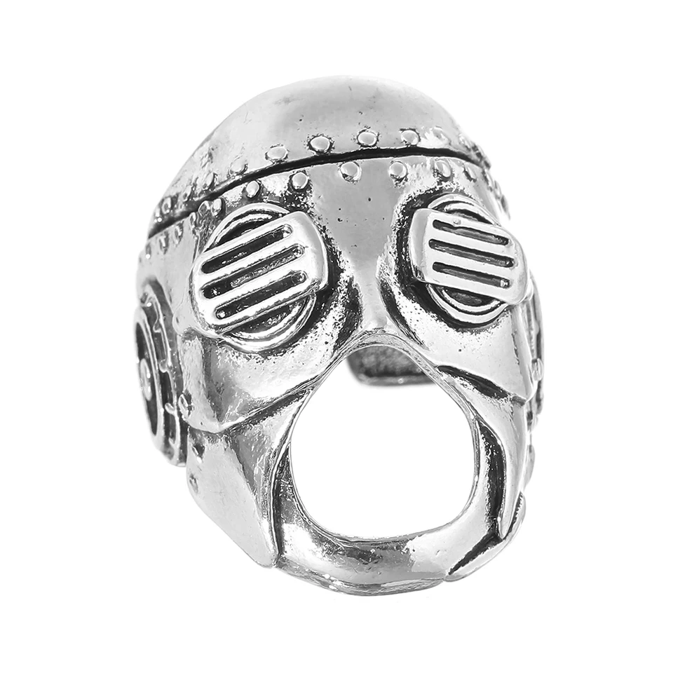 Klasika retro módna lebka Maska prsteň Punk Trend Hip-Hop Bully Muži a dámske odevy prsteň na párty dekorácie Darčekové doplnky