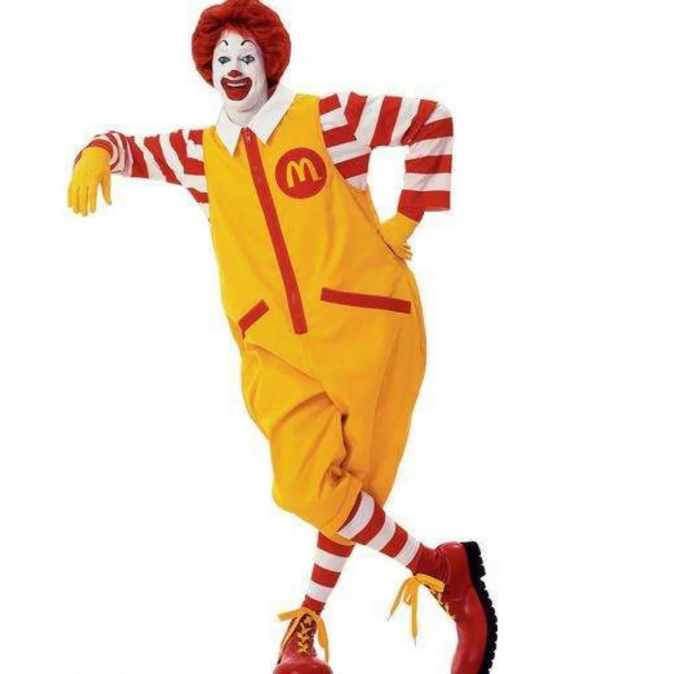 Klaun McDonald Cospaly kostým sa oblieka kostýmové oblečenie pre dospelých nových halloweenských obliekaní na párty Cosplay vtipný kostým