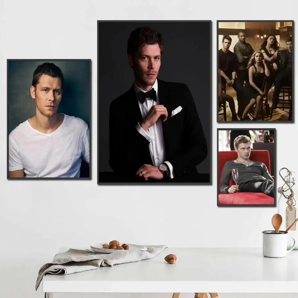 Klaus mikaelson x plátno plagát Vintage dekoratívna umelecká tlač pre izbu barová kaviareň Decor