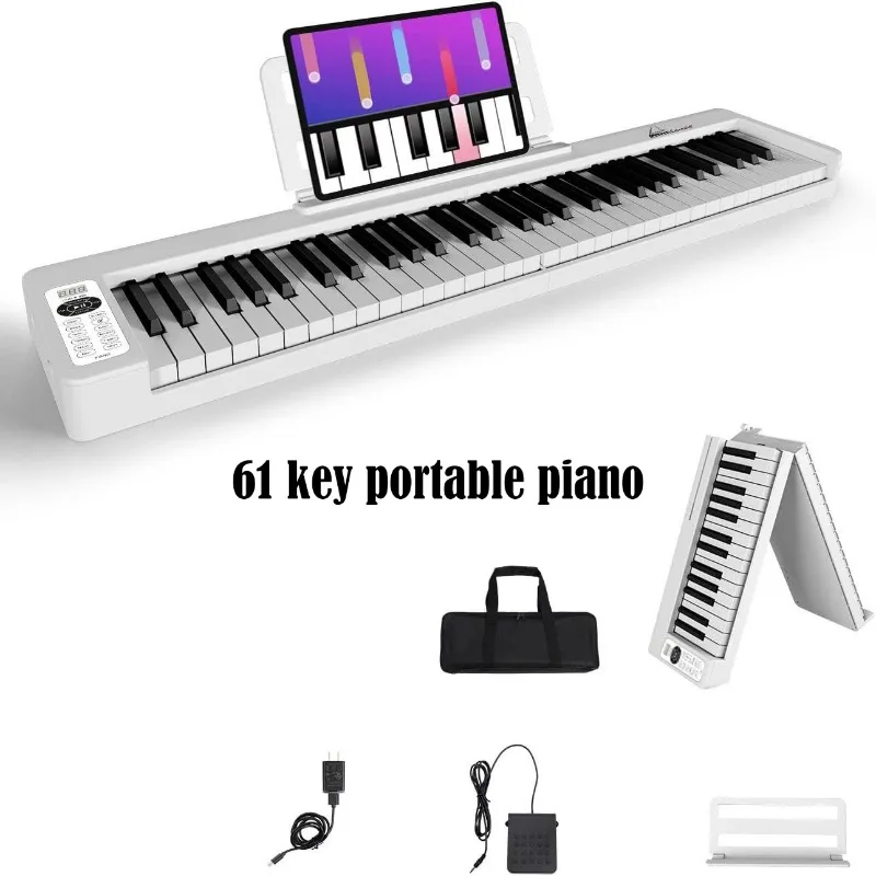 Klavírna klávesnica Prenosná 61 kľúče