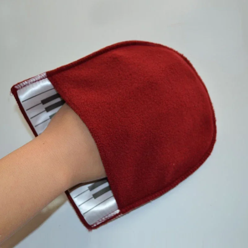 Klavírne čistiace látky Rukavice s rukavicami s klavírnou klávesnicou dizajn hudobné prístroj Duster Cleaning Tool Vysoko kvalitný