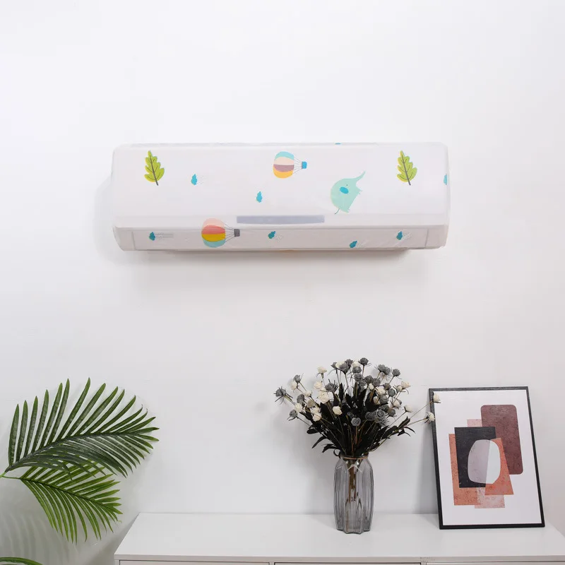 Klimatizačný prachový kryt all inclusive zavesenie peva prachovej handričky karikatúra Vysoký elastický prachový kryt pre domácnosť
