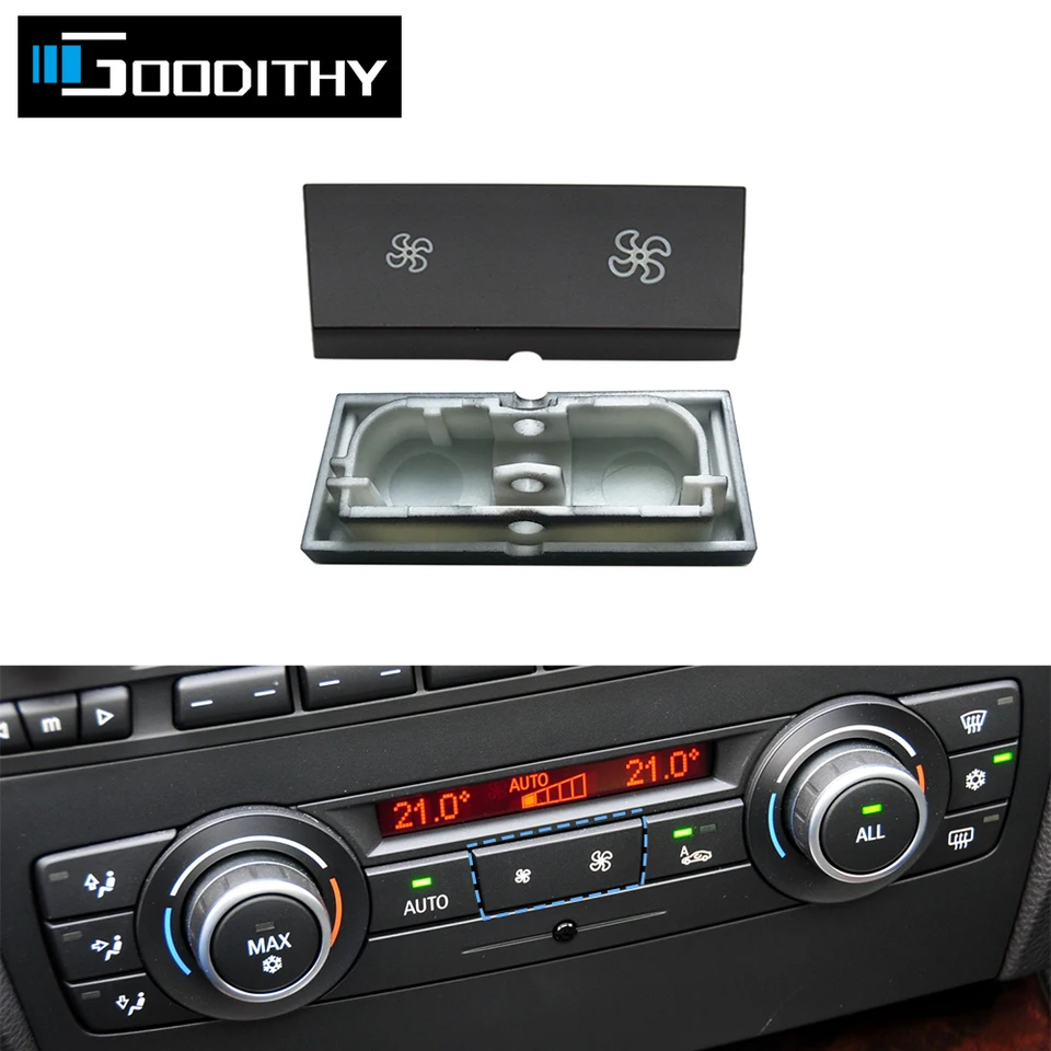 Klimatizácia klimatizácie automobilovej dosky klimatizačný kryt AC Button Cap pre BMW 3 Series E90 E92 E93 E87 X1 E84 X3 F25 318I 320I 325i