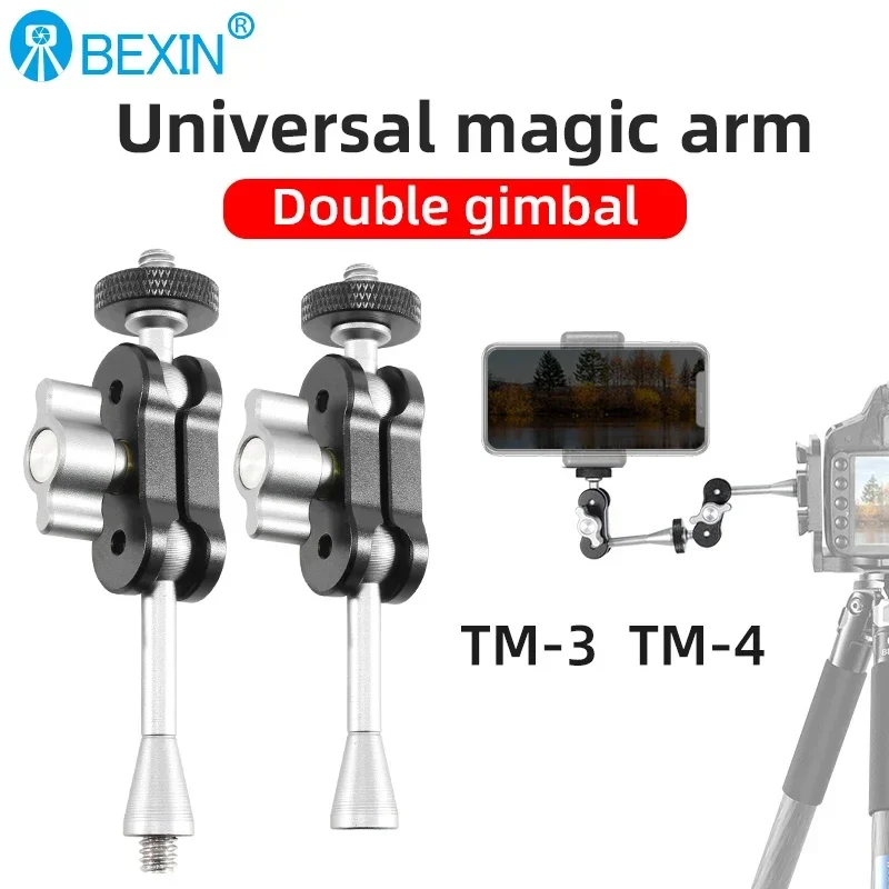 Klip mini kamery Bexin Universal Magic Arm Clip Clip 360 stupňov Rotácia 1/4