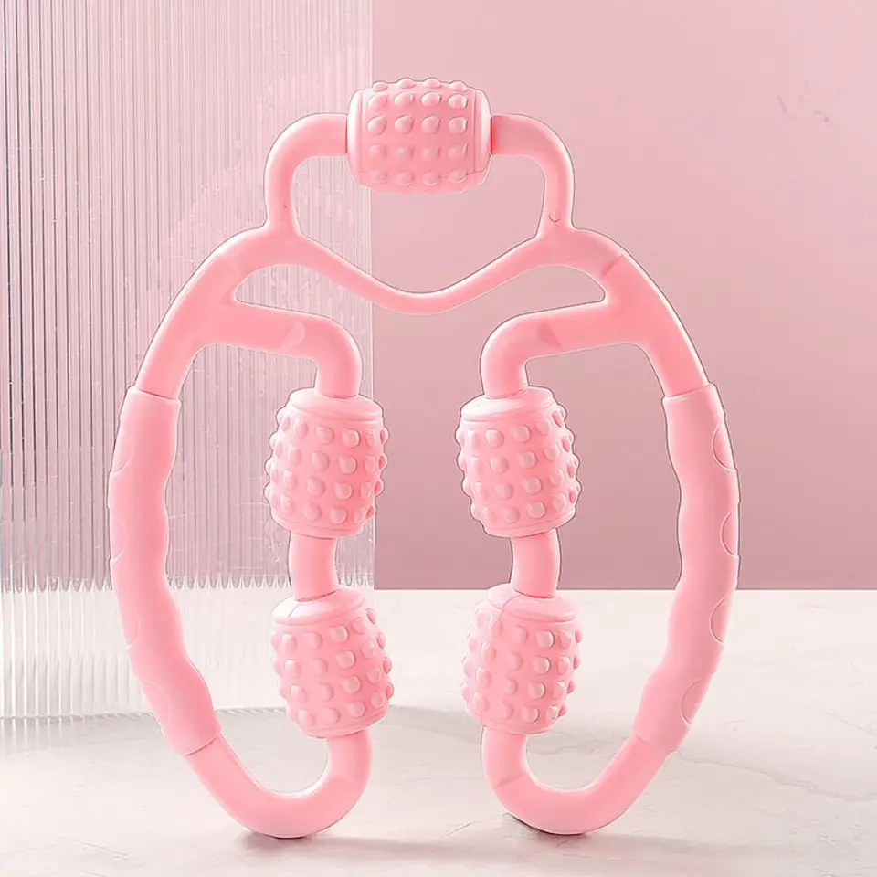 Klip na klip na prsteň z päť kolies Antilululit Massager Yoga Masáž valček U svalovej relaxácie v tvare U v tvare U