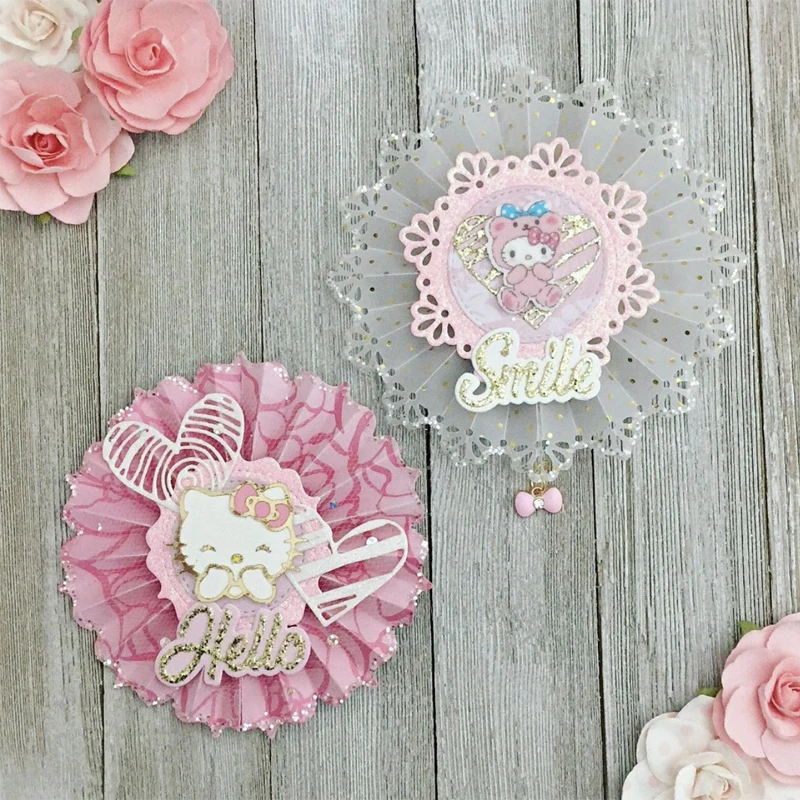 Kljuyp Rosettes Metal Cutting Zomriečky pre scrapbooking/fotoalbum Dekoratívna reliéfna papierová karta