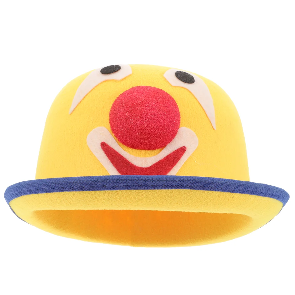 Klobúky Karneval cosplay pokrývky hlavy vinyl mardi gras vtipný klaun kostým