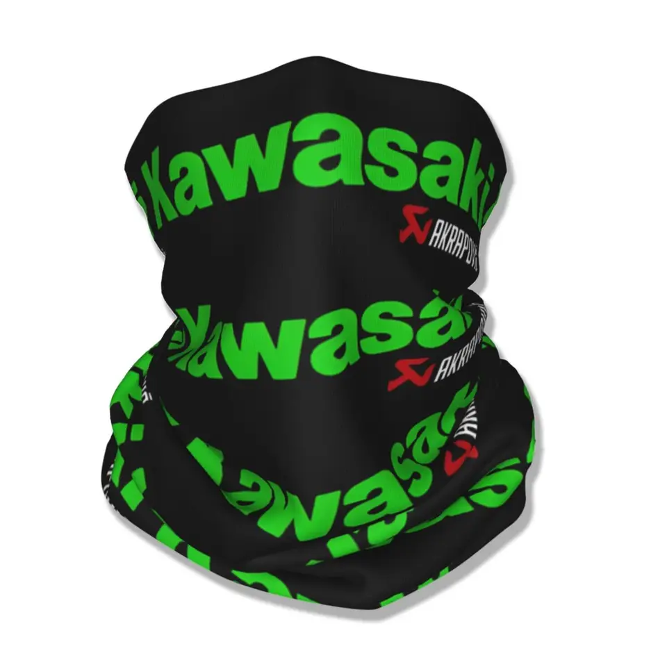 KLR Akrapovics Motocyklový závodný závodný bandana krk gaiter tlačený kúzelný šál viacúčelová maska ​​na tvár jazdectvo Unisex Dospelý umývateľ