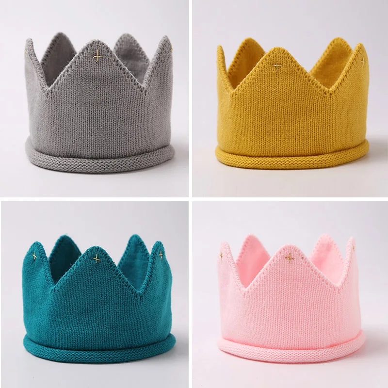 Klt Crown Baby Headband Dojčenské detské turbanové čelenky pre dievčatá Kids Detské detské vlasové kapela Haarband detské vlasové doplnky
