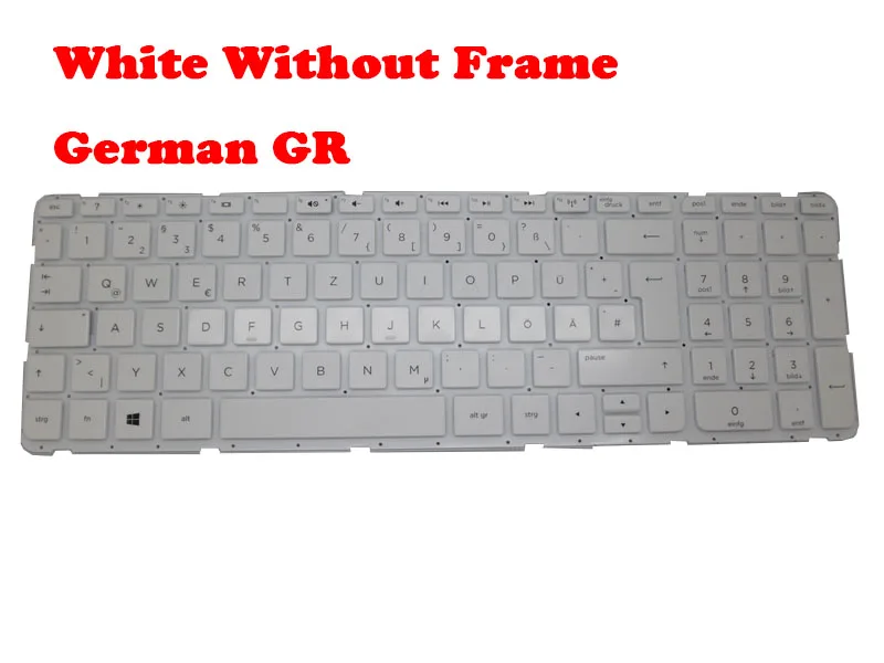 Klávesnica laptop pre HP pre pavilón 15-N000 15-N100 15-e000 White RU Rusko/Švajčiarska SW/Kórea KR/German GR 720597-BG1 720597-251