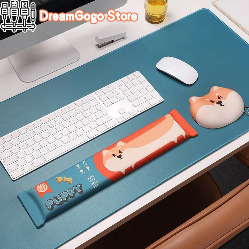 Klávesnica myši Ochrana zápästia REST PAD SHIBA INU Silikónový náramok Protect Ručne Ručné odpočinok Men a ženy ručný vankúš