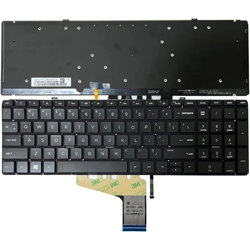 Klávesová podsvietená náhrada v USA za HP Specter X360 15 CH 15T-CH000 15-DF L30531-DH1 15-CH008CA 15-CH010CA 15-CH011DX