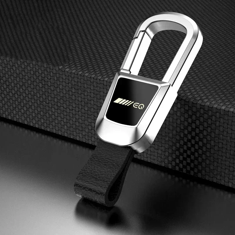 Klávesové kľúče zliatiny Key Key Rese Leather Prsteň pre Mercedes Benz AMG EQ EQS EQ EQ Power Automatické príslušenstvo