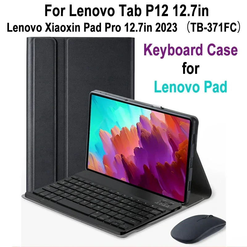 Klávesové puzdro pre Lenovo Xiaoxin Pad Pro 12,7 palca 2023, odnímateľný kryt klávesnice pre tab Tab P12 12,7 