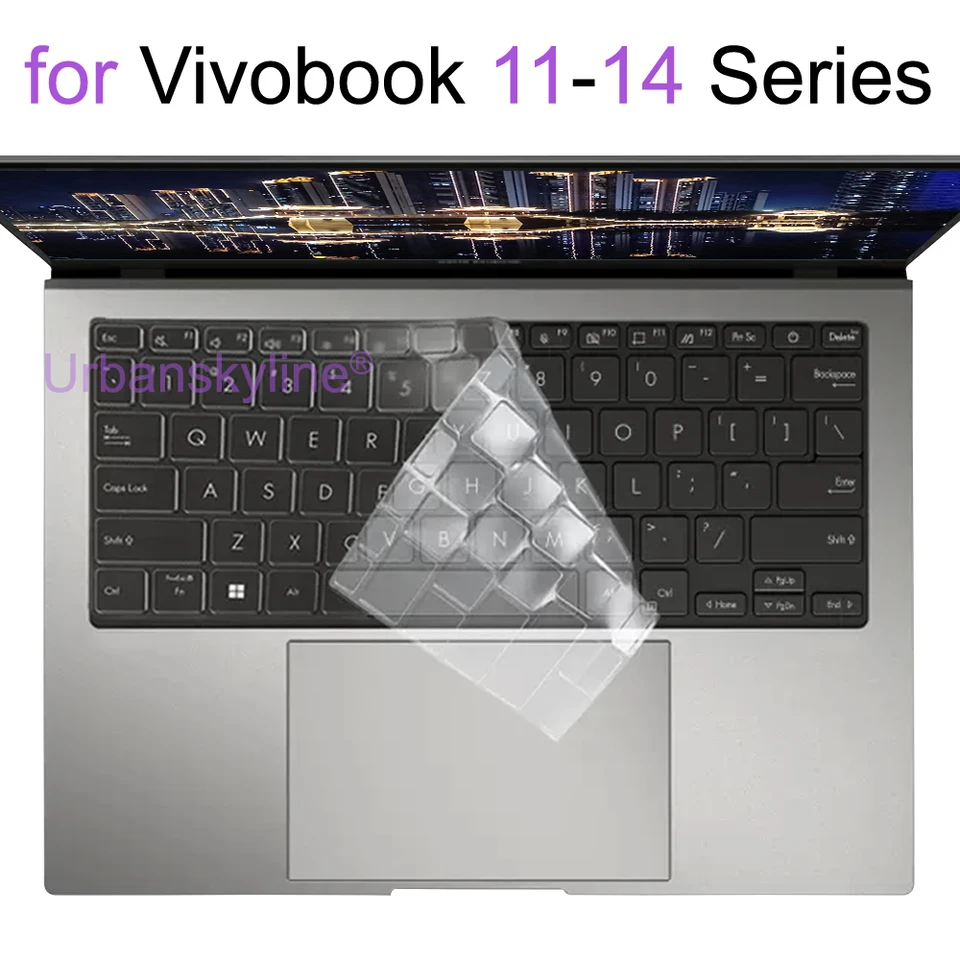 Klávesový kryt pre ASUS VivOBook Pro 14 Go 12 S 14x Flip K3405 K5404 M5406 S5406 S5402 M1405 X1405 Silikónový chránič kožného puzdra
