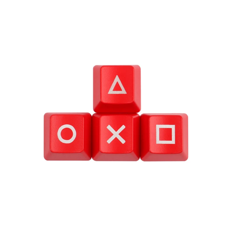 Klávesy WASD Arrow Keycaps Čierna červená farba 4 ks OEM výška OEM Mechanická klávesnica vlastná hra PC PC GK61 Anne Pro 2