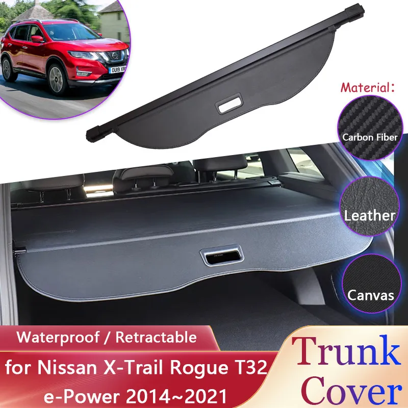 Kmeňový kmeň pre kmeň pre Nissan X-Trail Rogue T32 E-Power 2014 ~ 2021 Auto protikrotchové batožiny Pad Pad Pad pokrýva príslušenstvo