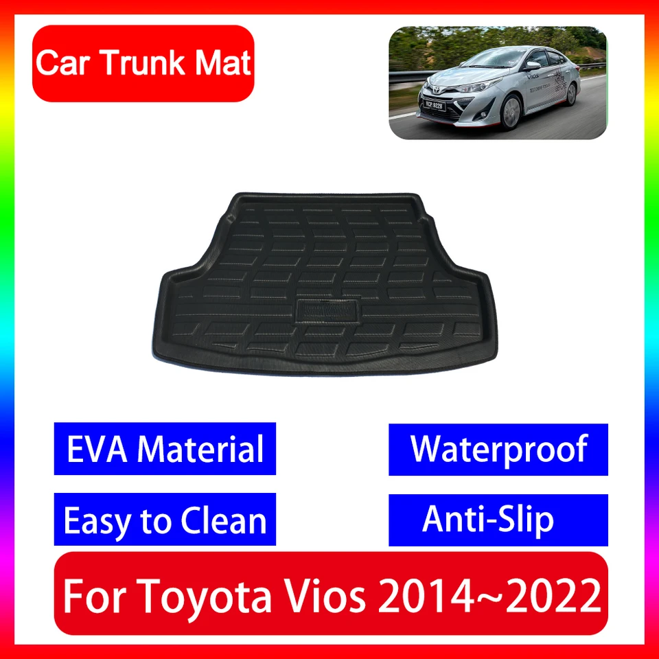 Kmeňový kmeň pre toyota Vios Yaris L Sedan ATIV LIMO XP150 2014 ~ 2022 2015 2016 2018 2019 2021 2022 Vodotesná a nepremokavá podložka