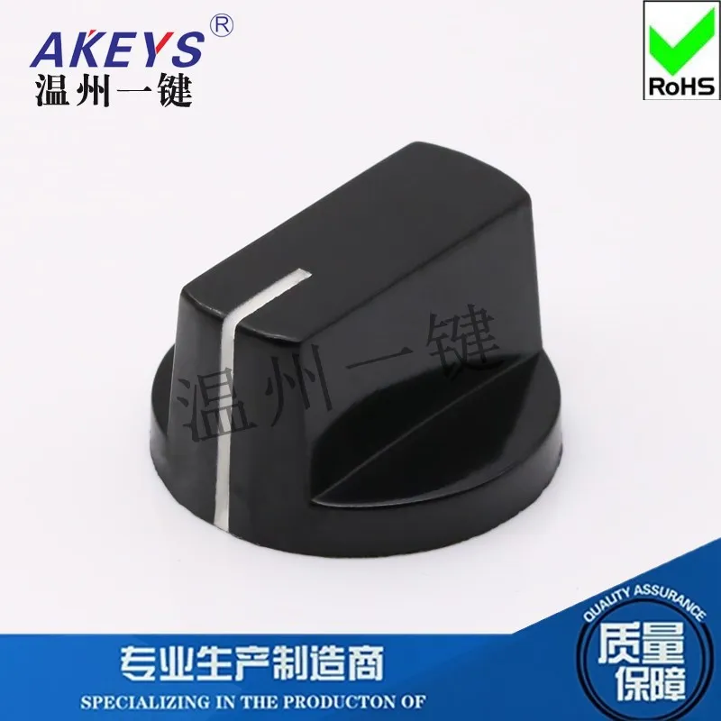 KN-6-6.0 Bakelite Gomb Copper CORE Band/Potentiometer rukoväť klobúku HAFT SWORD KNOB KLOBOVÝ KAMOR