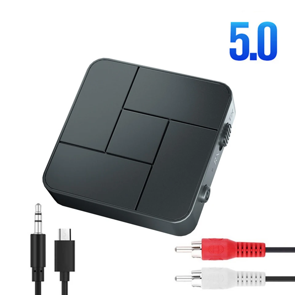 KN326 Bluetooth kompatibilný vysielač Audio adaptér Mini stereofónny bluetooth kompatibilný USB Jack s mikrofónom pre televízor CAR PC