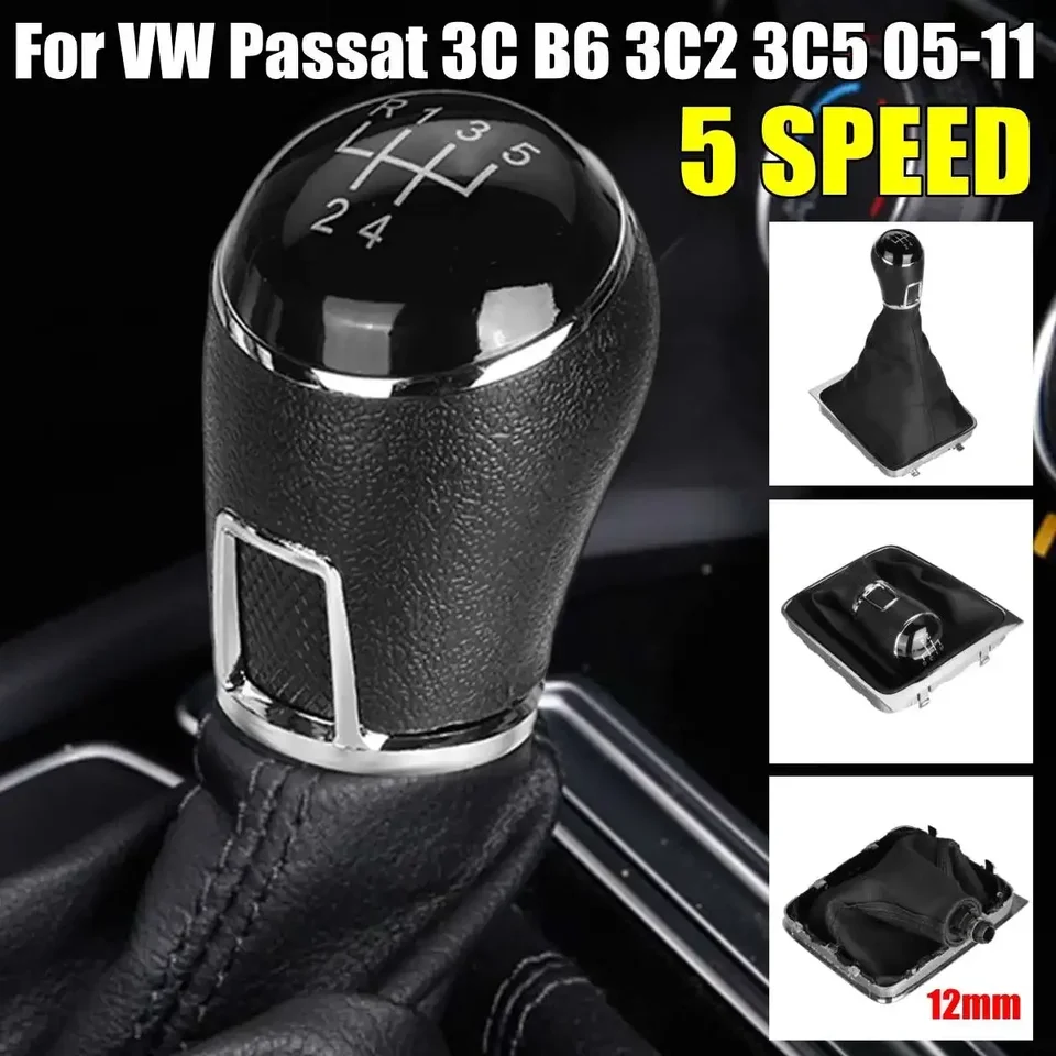 Knob s posunom automobilu PU PU LINK GAITER COPLE 5 Rýchlosť pre VW/PASSAT B6 3C B6 3C2 3C5 2005-2011