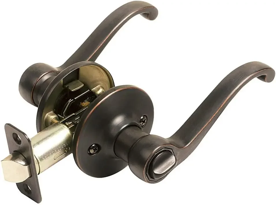 Knob Scroll Door - páka dverí súkromia, dvojcestná západka pre interiérové ​​dvere - rukoväť na dvere, hardware a zámky dverí, páky dverí