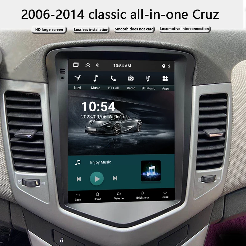 Knowro 9.7inch Android 12 CarPlay Auto 8Core DSP pre Chevrolet Cruze 2008-2014 Automobilie Rádio Multimedia Video Player Navigaion 2Din
