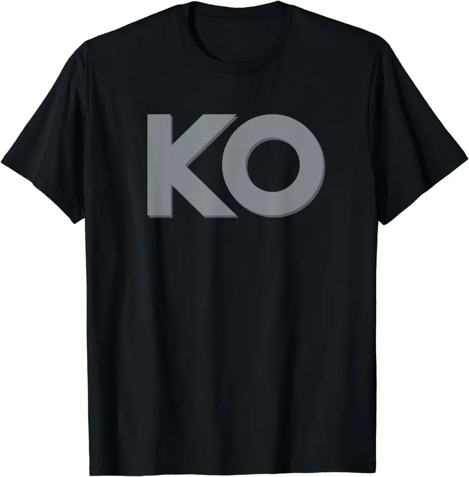 Ko Funny Knock Out Boxing Wrestling Men Dámske Humor Tričko Vintage T tričko Grafické tričká Camisetas Streetwear