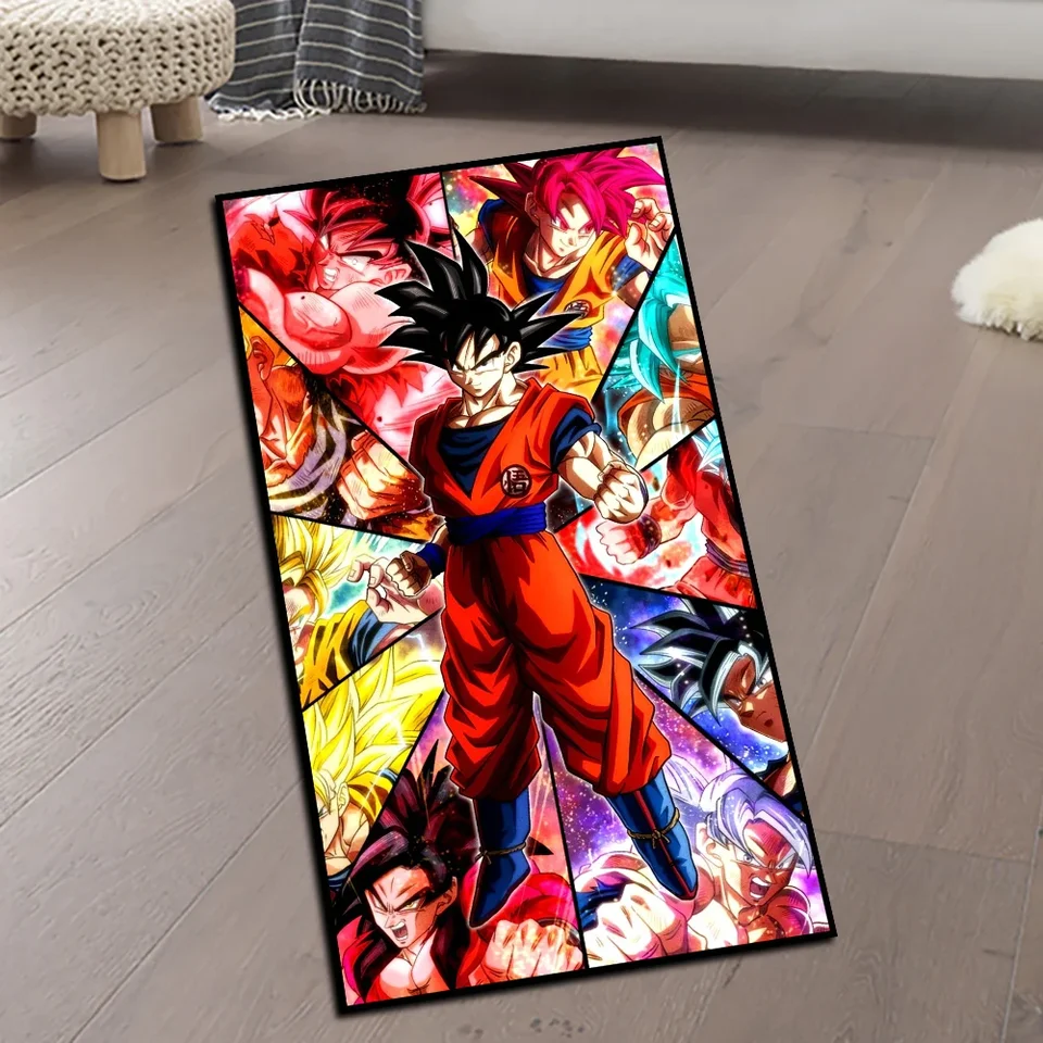 Koberce v oblasti Anime goku Rôzne formy super saiyan ultra inštinkt dragon loptu z ručne vyrábaný koberec pre domáci dekor