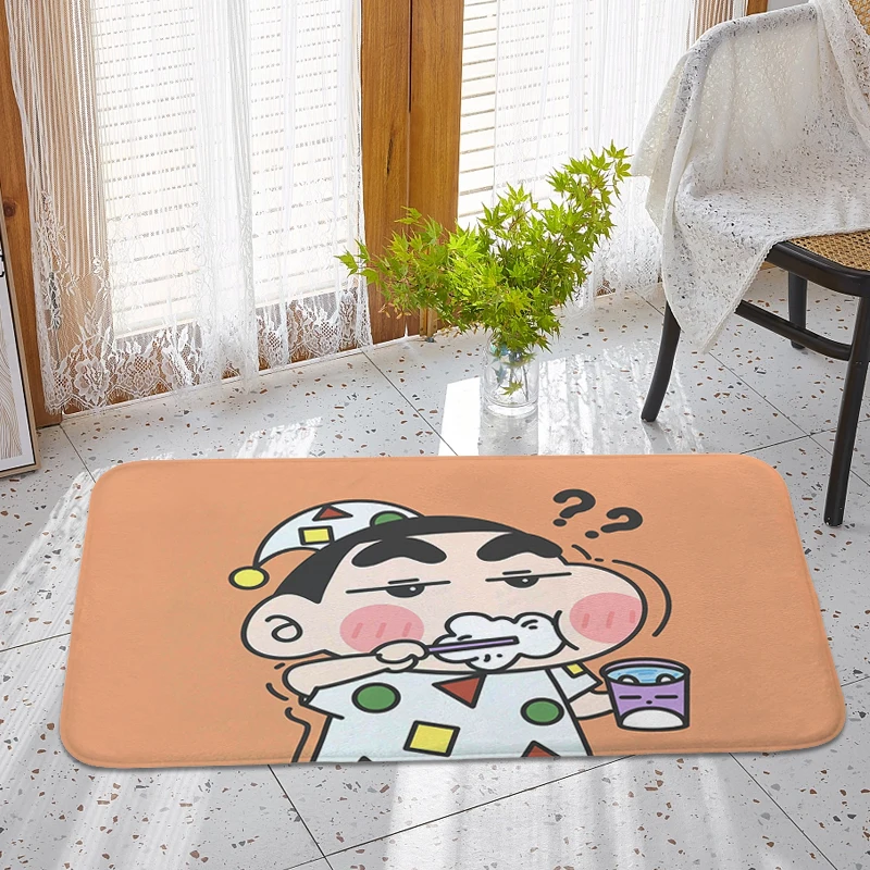 Koberec kúpeľ S-Crayon Shin-Chans Funny Derormat anime koberec non smyk koberce vstupný koberec koberec vlastný koberec pre detskú izbu
