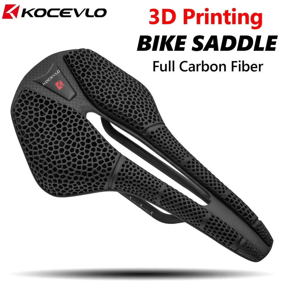 Kocevlo nago r4 3D tlačené uhlíkové bicykle sedlo pre XC Road Gravel MTB Off-road Cycling Parts 245x143mm