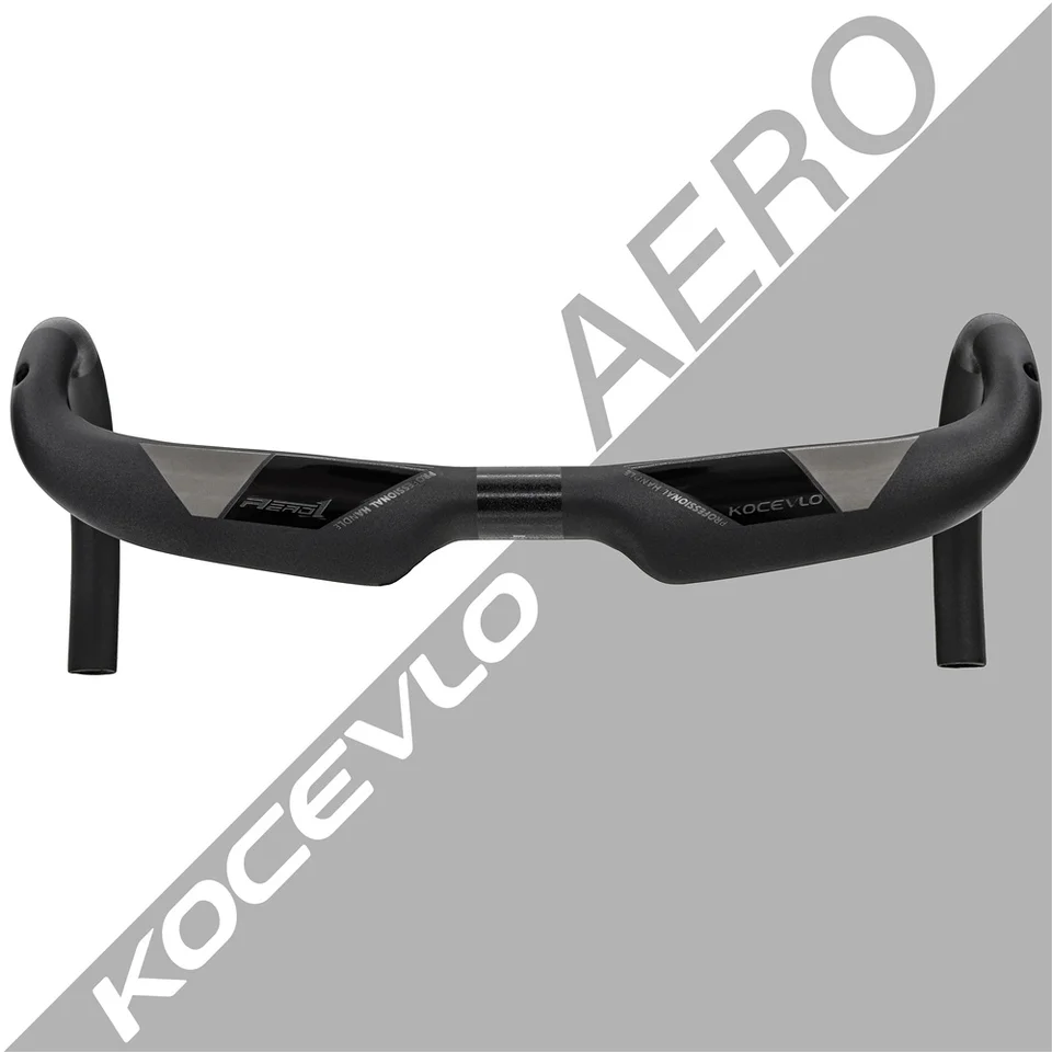 Kocevlo uhlíkové vlákno riadidlá na bicykle Zníženie odporu ohýbajúca lišta Posilniť časti bicyklov 380/400/420/440 mm vnútorné smerovanie