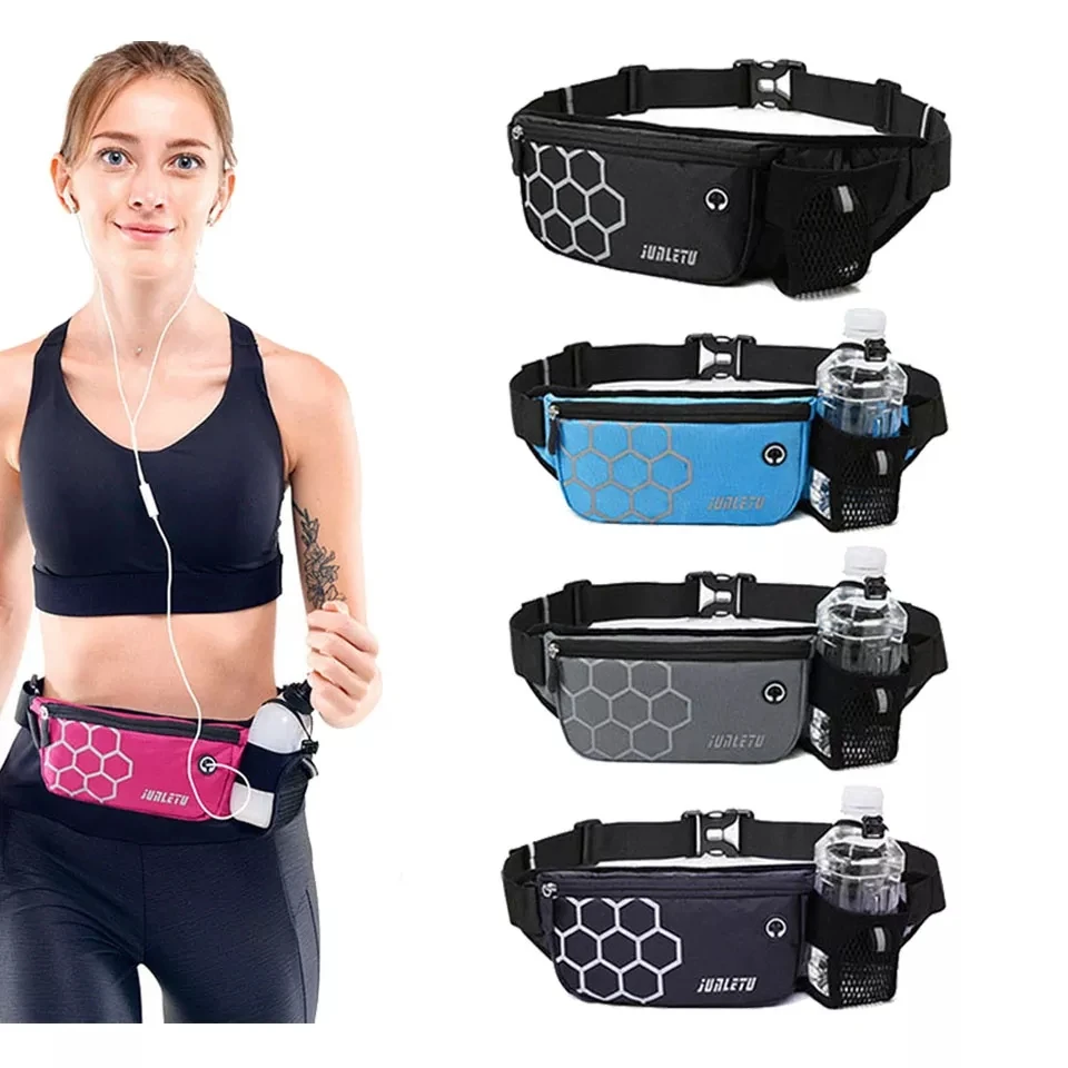 Kokossi bežecký pás balenie vonkajších žien Men hydratačný remeň opasok Trail Trail Fitness joggingový pás vak na vodu, fľaša na fľašu, športové vrecko na hrudi