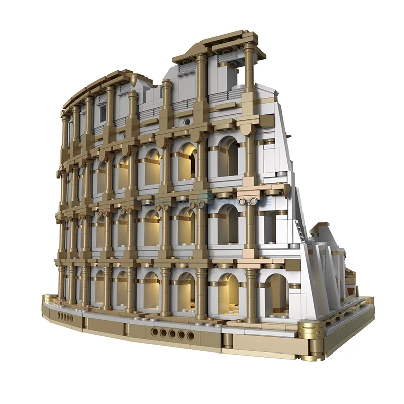 Kolosseum Model Building Blocks MOC GK201 Rím City Street View Taliansko Pamiatky Modulárna architektúra tehly Darček pre deti Detské dospelé osoby