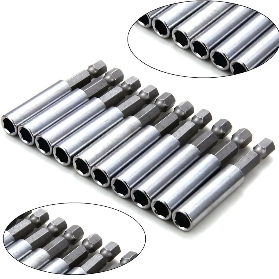 Kombinovaný bitový adaptér s hexom s hexom 4 palce 1pc/10ks