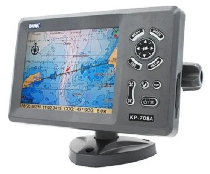 Kombinácia námorného GPS navigátora KP-708A s transpondérom triedy B AIS