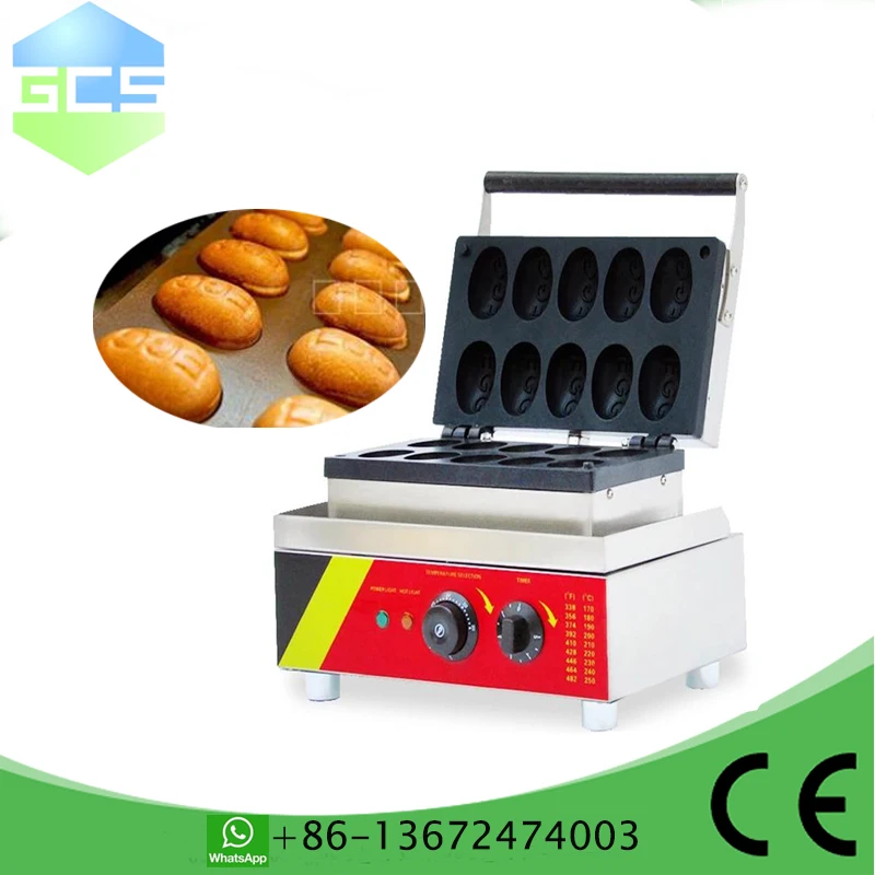 Komerčné 10 ks vajec Puff Waffle Elektrické tvary vajec vafle Cake Cake 220V/110 V Bubble Waffle Makers Machine