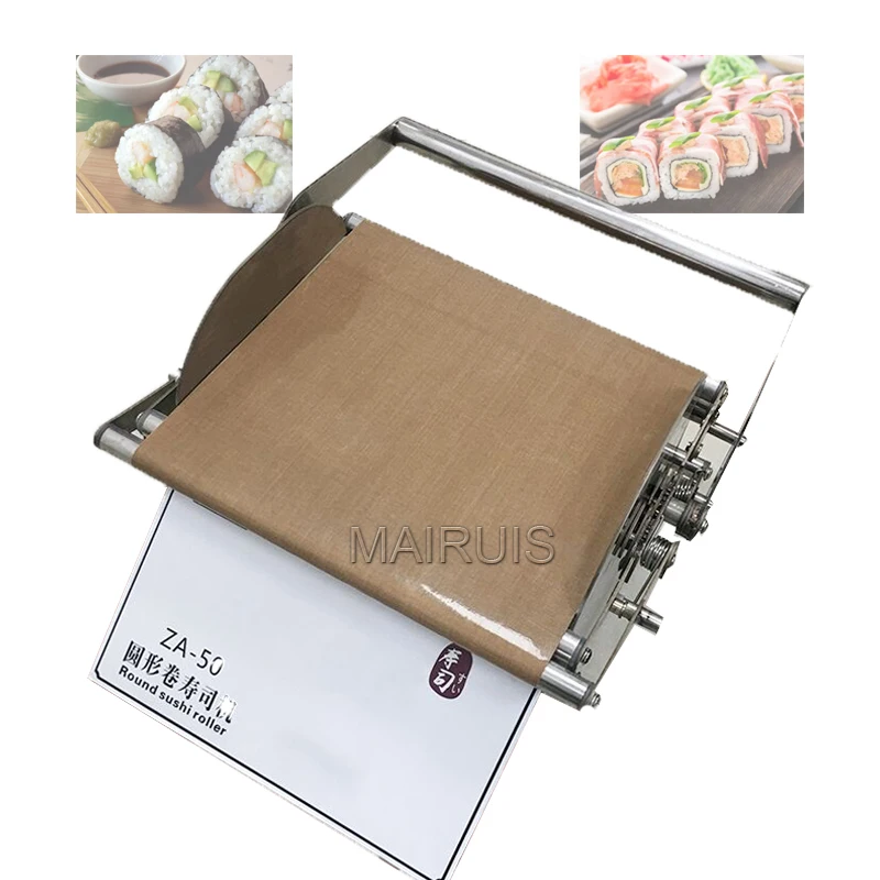 Komerčné okrúhle štvorcové sushi rolky na výrobu stroja Automatické ryžové guľôčky s morskými rias